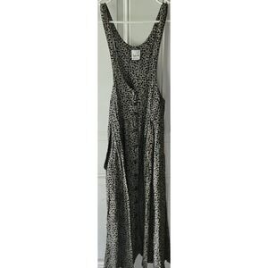 Vintage 90s Floral Rayon Dress Womens Size 6 Button Front Tie Back Midi...‎